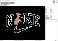 Nike Pendant Embroidery File 6 sizes