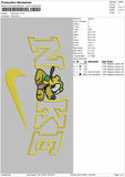 Nike Pluto Embroidery File 6 size