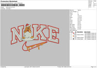 Nike Pooh V3 Embroidery File 6 sizes
