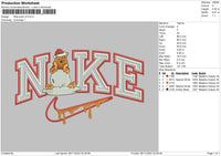 Nike Pooh V3 Embroidery File 6 sizes