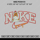 Nike Pooh V3 Embroidery File 6 sizes