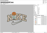 Nike Pumpkinman Embroidery File 6 sizes