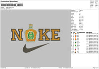 Nike Royal Embroidery File 6 sizes