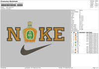 Nike Royal Embroidery File 6 sizes