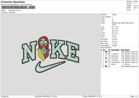 Nike Sally V3 Embroidery File 6 sizes