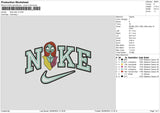 Nike Sally V3 Embroidery File 6 sizes