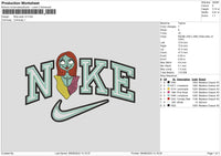 Nike Sally V3 Embroidery File 6 sizes