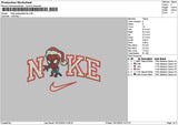 Nike Spidersanta Embroidery File 6 sizes