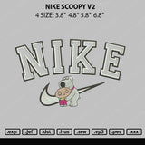 Nike Scoopy Embroidery File 4 size