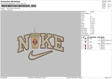 Nike Scooter Embroidery File 6 sizes