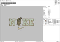 Nike Simba V2 Embroidery File 6 sizes