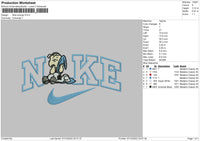 Nike Snoopy 003 Embroidery File 6 sizes