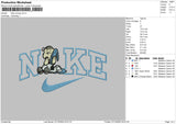 Nike Snoopy 003 Embroidery File 6 sizes