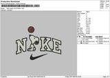 Nike Snoopy Volley Embroidery File 6 sizes