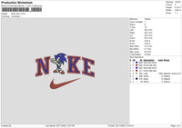 Nike Sonic 02 Embroider File 6 sizes