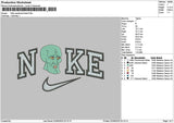 Nike Squid 0206 Embroidery File 6 sizes