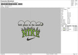 Nike Still Plays Embroidery File 4 size