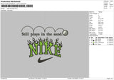 Nike Still Plays Embroidery File 4 size