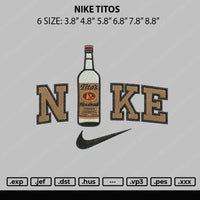 Nike Titos Embroidery File 6 sizes