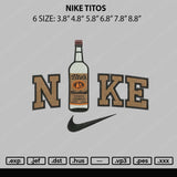 Nike Titos Embroidery File 6 sizes