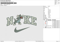 Nike Tom 290525 Embroidery File 6 size