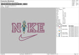 Nike Vegeta Standing Embroidery File 4 size