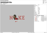 Nike Weekend Embroidery File 6 sizes