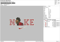 Nike Weekend Embroidery File 6 sizes