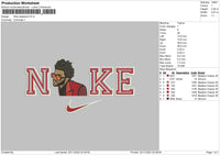 Nike Weekend Embroidery File 6 sizes