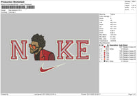 Nike Weekend Embroidery File 6 sizes