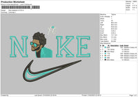 Nike Weekend v2 Embroidery File 6 sizes