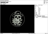 Skullcircle 1401 Embroidery File 6 sizes
