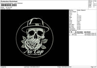 Skullcircle 1401 Embroidery File 6 sizes