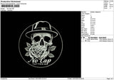 Skullcircle 1401 Embroidery File 6 sizes