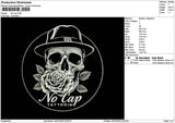 Skullcircle 1401 Embroidery File 6 sizes