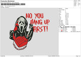 Hang Up V6 Embroidery File 6 sizes