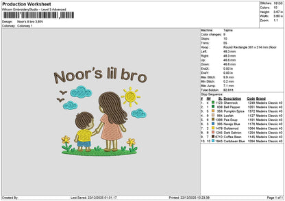 Noors Arjans Text Embroidery 2 Files