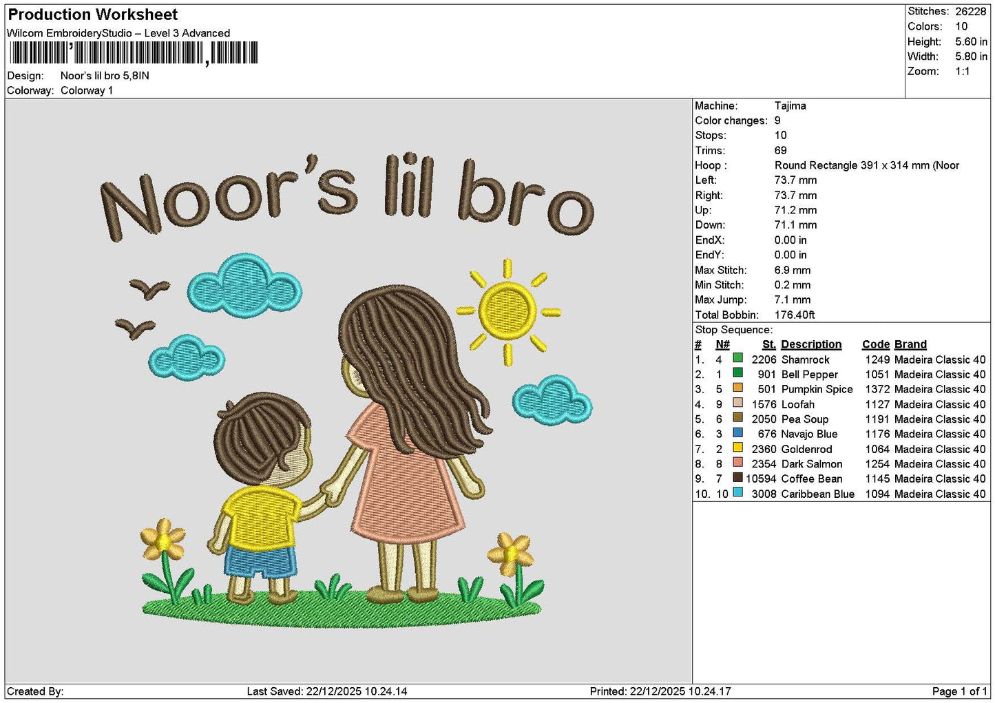 Noors Arjans Text Embroidery 2 Files