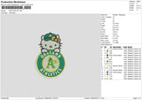 Oakland Hk 02 Embroidery File 6 sizes