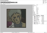 Obito Uchiha Rectangle Embroidery File 4 size