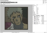 Obito Uchiha Rectangle Embroidery File 4 size