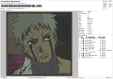 Obito Uchiha Rectangle Embroidery File 4 size