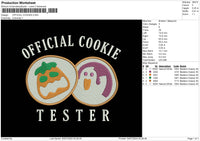 Cookiestext 2 Files Embroidery