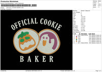 Cookiestext 2 Files Embroidery