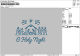 Holytext 0311 Embroidery File 6 sizes
