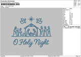 Holytext 0311 Embroidery File 6 sizes