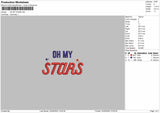 OH MY STARS Embroidery Files