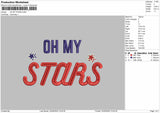 OH MY STARS Embroidery Files
