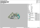 Carcartoon 02 Embroidery File 6 sizes