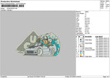 Carcartoon 02 Embroidery File 6 sizes